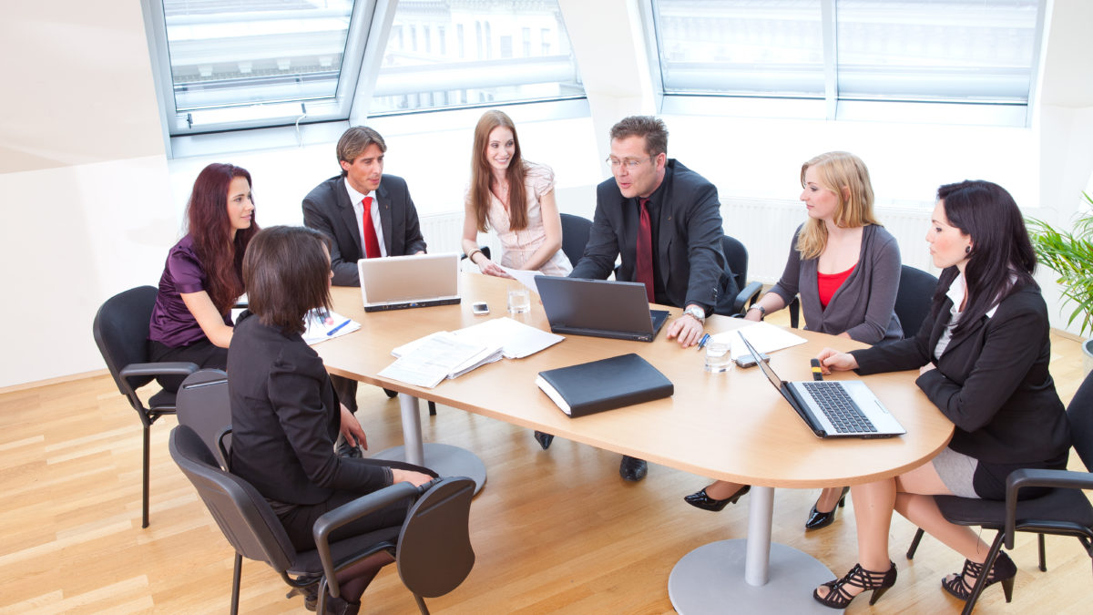 Business owners planning a road map for success