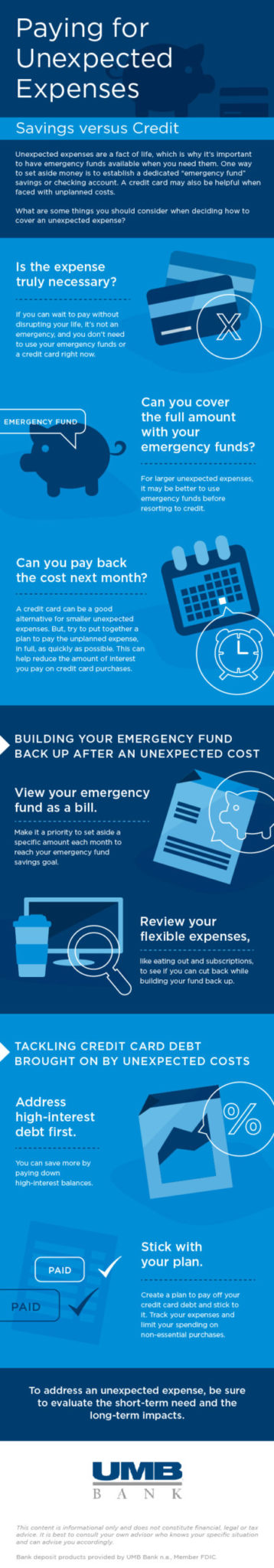 Savings account vs credit card for unexpected costs scaled