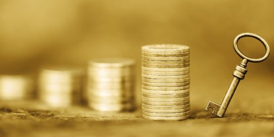 bigstock Gold Money Coins And Key Coro 373383865 1