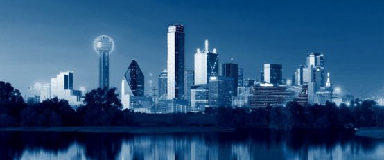 bigstock Dallas Skyline Reflection At D 181376209 1
