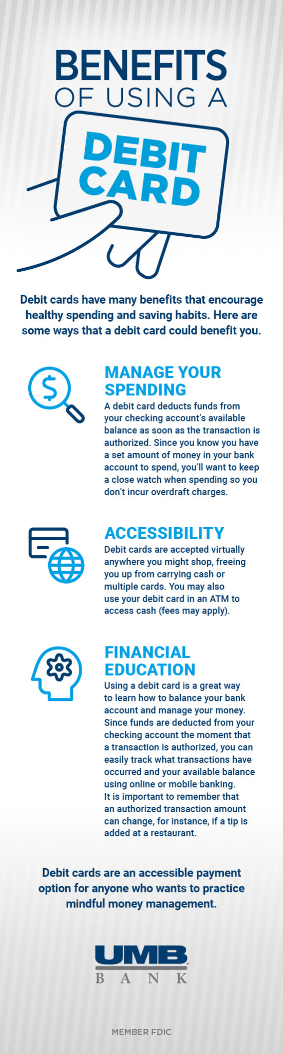 Infographic Debit Card Benefits