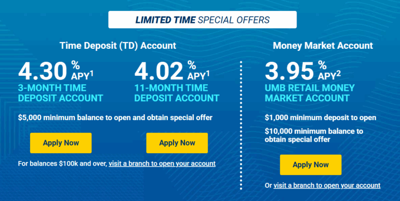 Limited time special offers